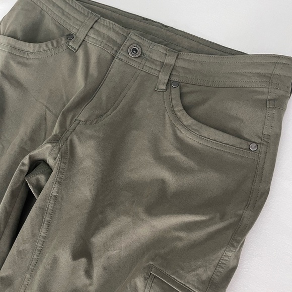 KÜHL Women’s Green FreeFlex Khaki Roll-Up Versatility Pants Pockets size 6 - Picture 7 of 14